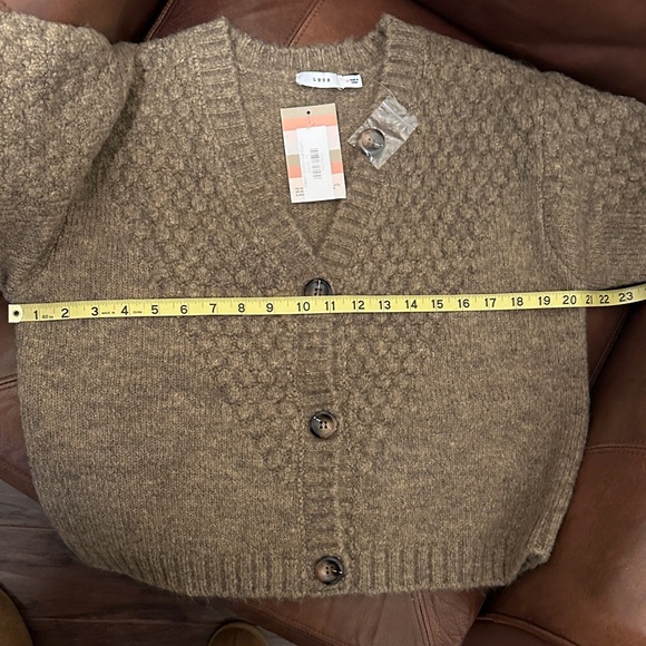 LUSH | NWT Wool Blend Knit Cardigan Sweater - Women’s Medium - Picture 3 of 5